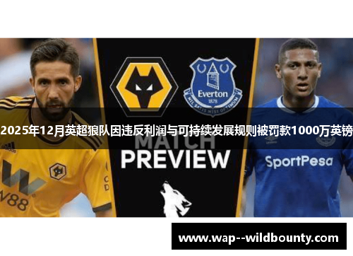 2025年12月英超狼队因违反利润与可持续发展规则被罚款1000万英镑 2025年12月英超狼队因违反利润与可持续发展规则被罚款1000万英镑